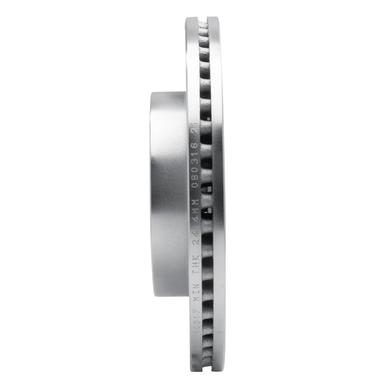 Chrysler LHS Brake Rotor (1) - Front Left - R1 Concepts - Drilled & Slotted - Silver - `98-`00